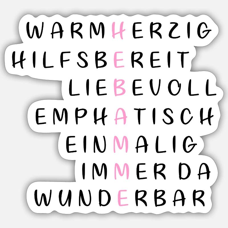 Sticker Größe S (10 x 10 cm) -
