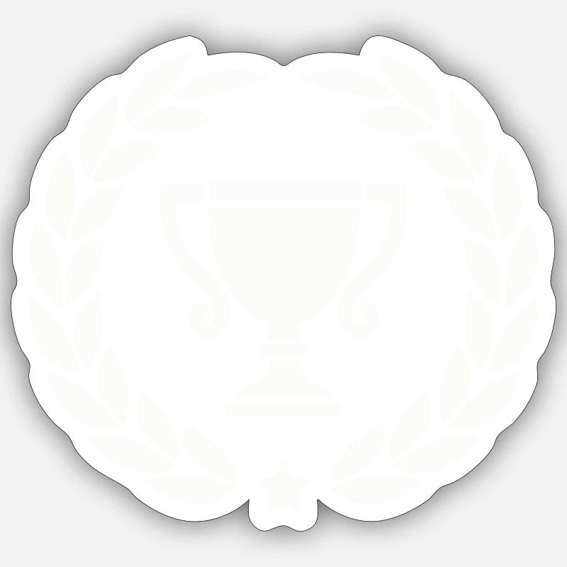 Cup laurel wreath Sticker size S (10 x 10 cm)