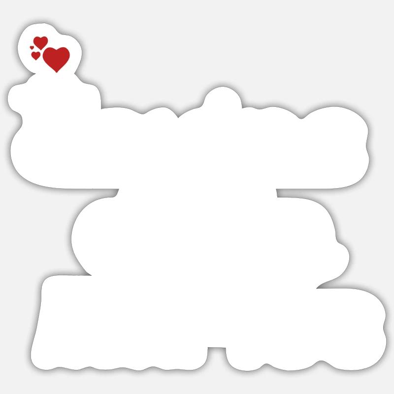 Sticker Größe S (10 x 10 cm) - 
