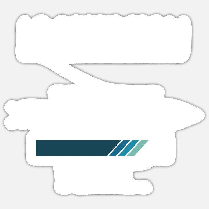 Logistician in Training Profession Gift Sticker size S (10 x 10 cm)