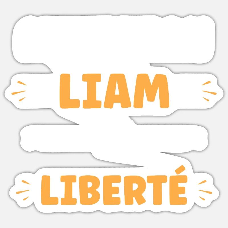 Liam Sticker taille S (10 x 10 cm)