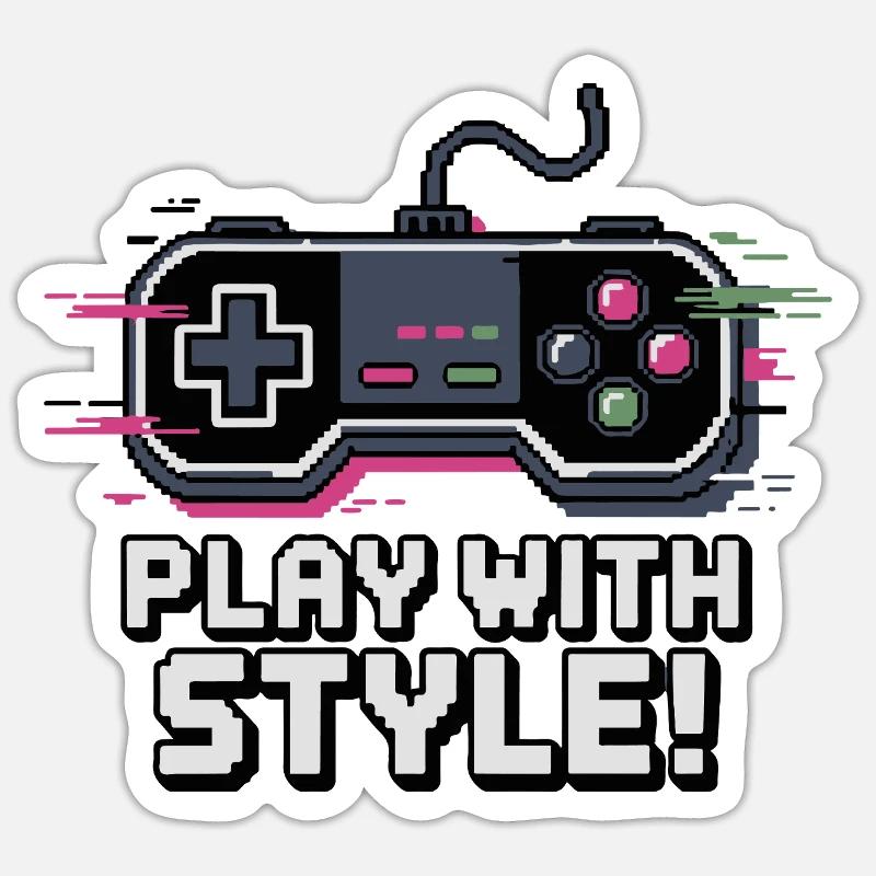VIDEO GAME CONTROLLERS Sticker size S (10 x 10 cm)