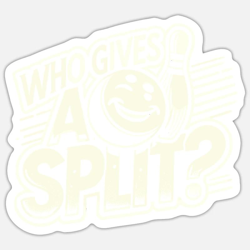 Wen interessiert das schon? - Sticker Größe S (10 x 10 cm) - Mattweiß