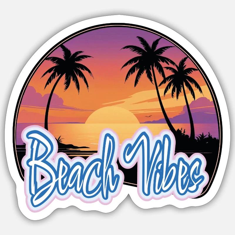 Sunset Sticker Größe S (10 x 10 cm)