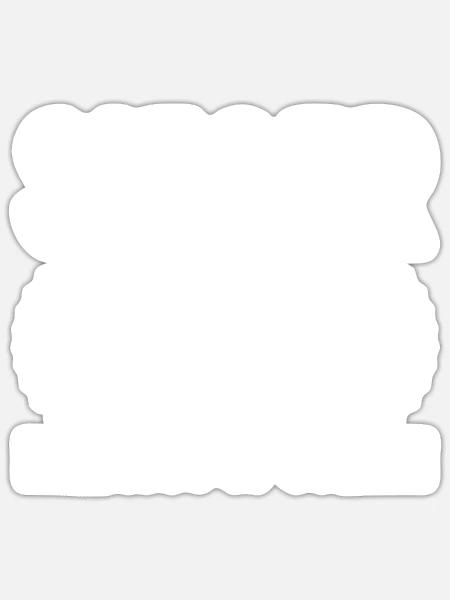 Erzgebirge Sieger - Sticker Größe S (10 x 10 cm) - Mattweiß