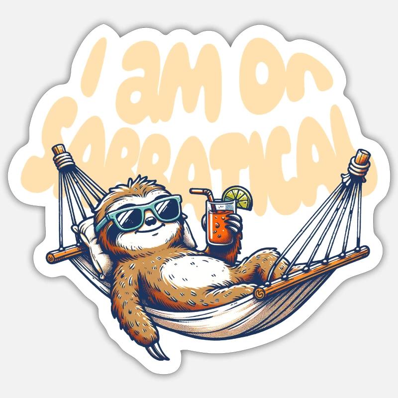 on Sabbatical Sticker Größe S (10 x 10 cm)