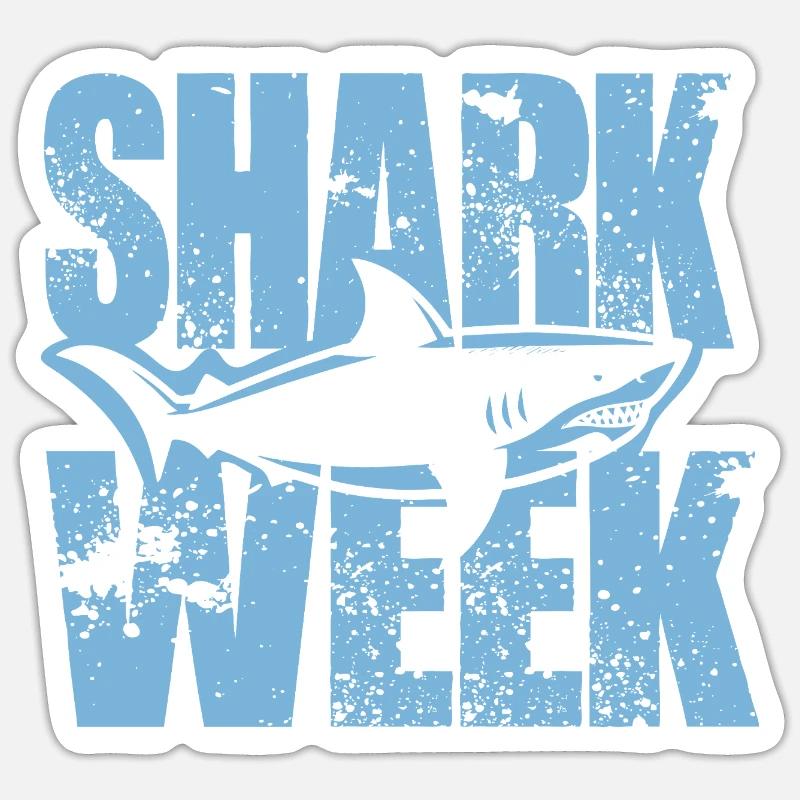 Semaine du Requin Sticker taille S (10 x 10 cm)
