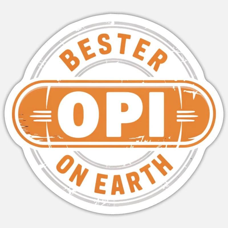 Bester Opi Sticker Größe S (10 x 10 cm)