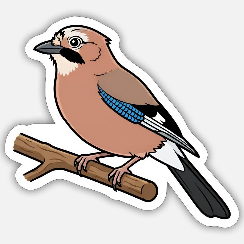 jay - Sticker size S (10 x 10 cm) - white matte