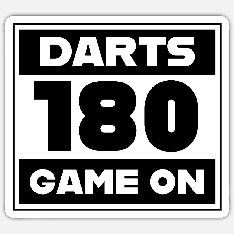 Dart, Darts_Startnummer Sticker taille S (10 x 10 cm)
