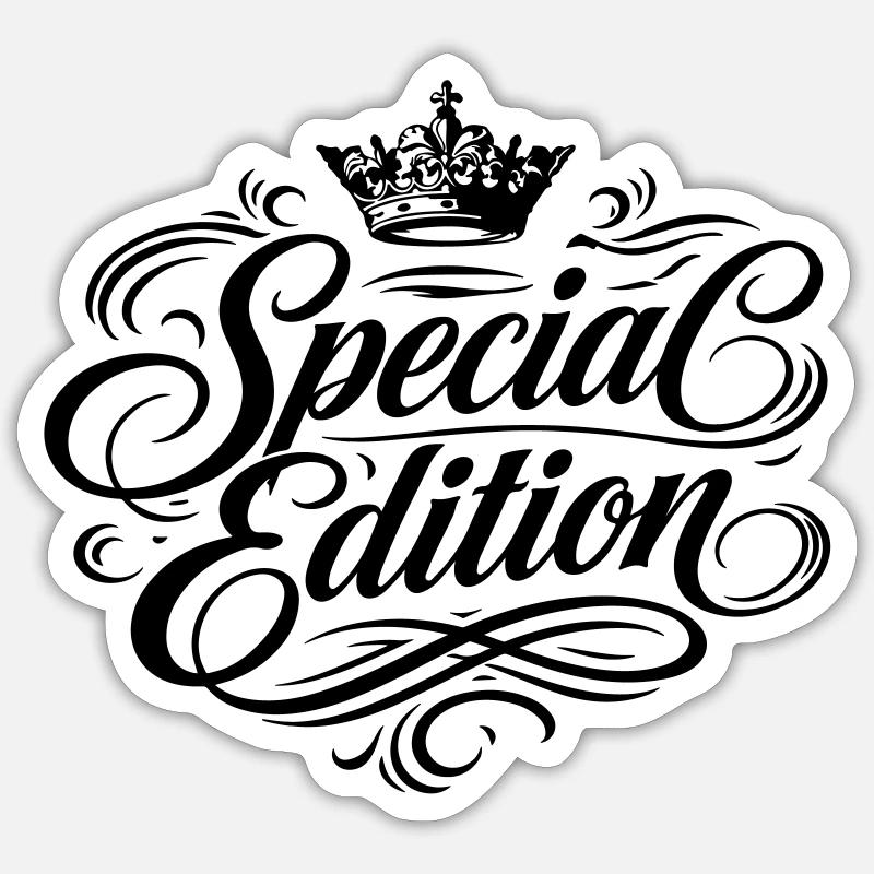 Special Edition - Sticker Größe S (10 x 10 cm) - Mattweiß