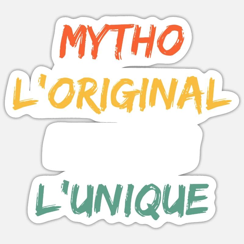 Mytho Original The True Unique Sticker size S (10 x 10 cm)