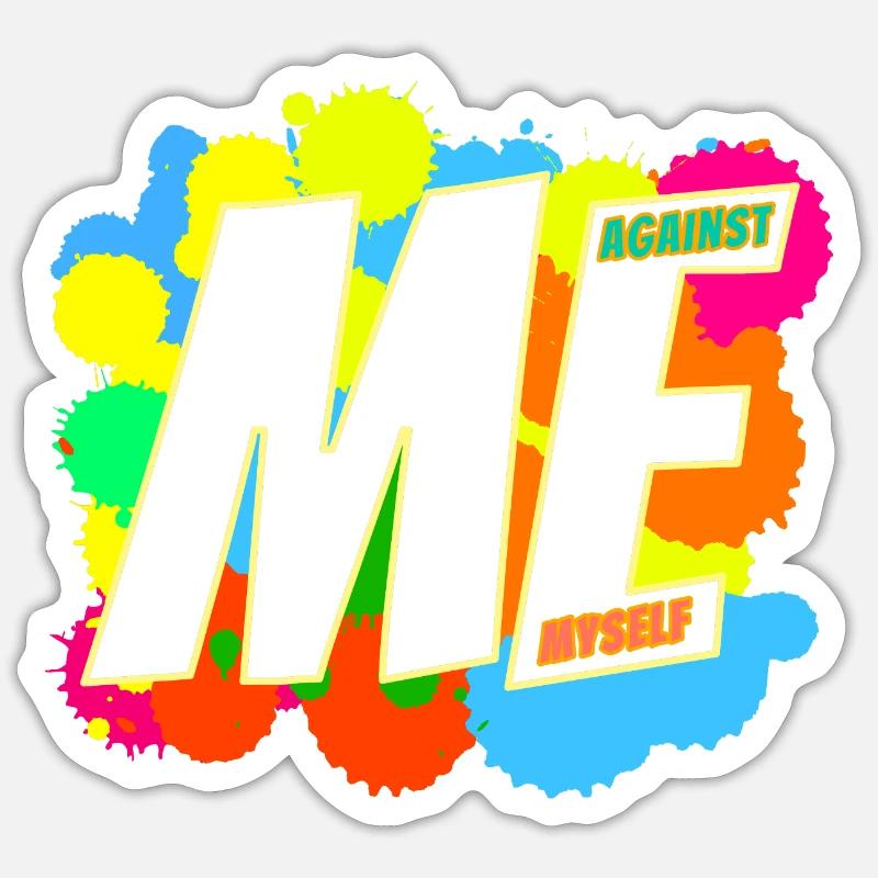 ME & Myself Sticker size S (10 x 10 cm)