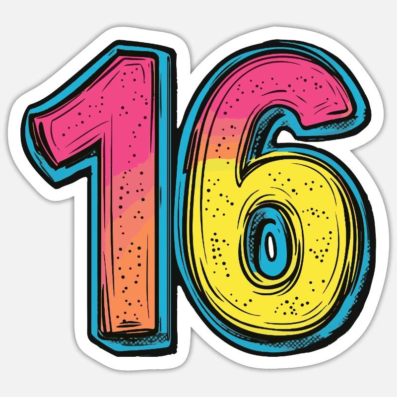 Sticker Größe S (10 x 10 cm) - 