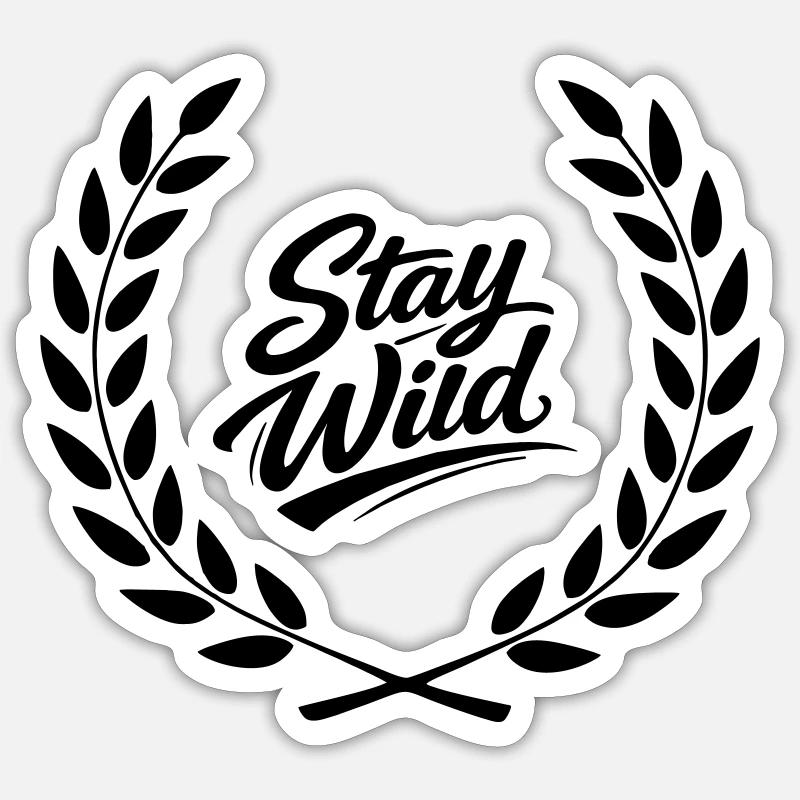 Restez en liberté Sticker taille S (10 x 10 cm)