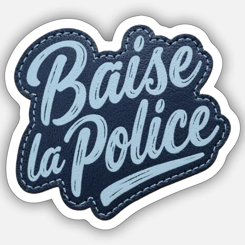 Baise la Police »Patch« Patch | ACAB Sticker taille S (10 x 10 cm)