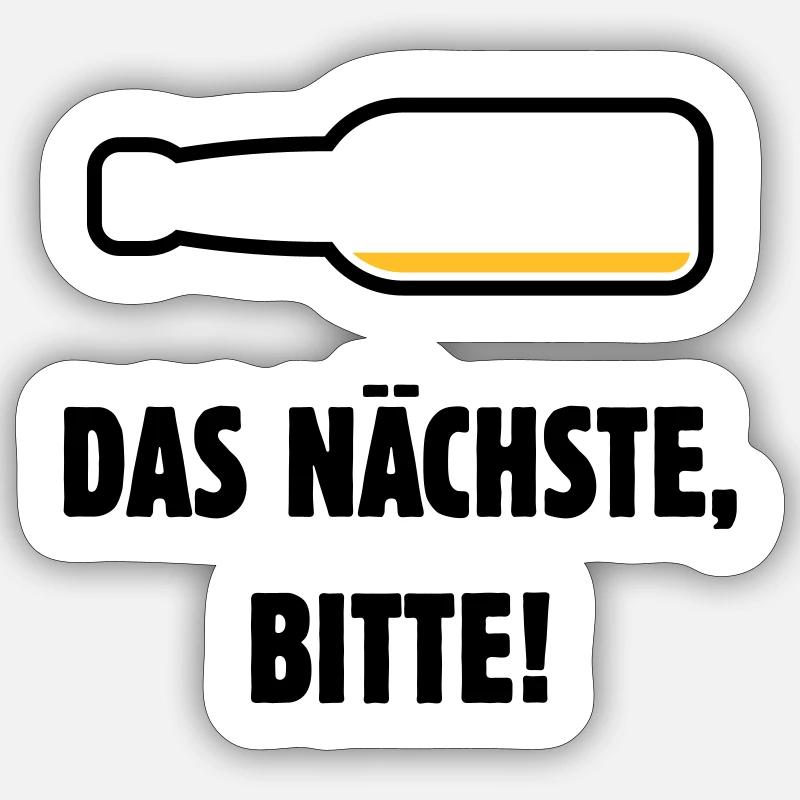 The next thing, please! (Beer / Beer / POS 2C) Sticker size S (10 x 10 cm)