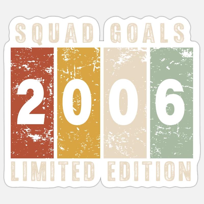 Anniversary 2006 - 20 years Sticker size S (10 x 10 cm)