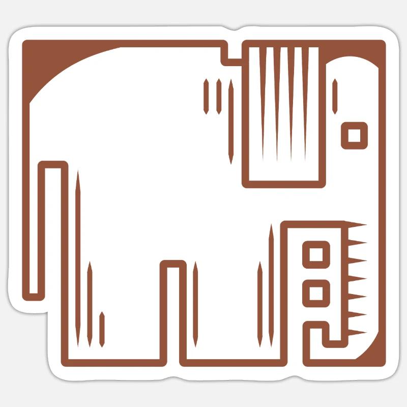 Sticker taille S (10 x 10 cm) - 