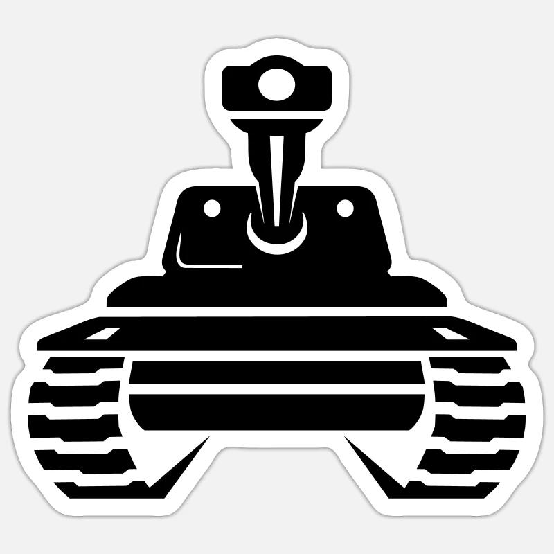 DER PANZER Sticker Größe S (10 x 10 cm)