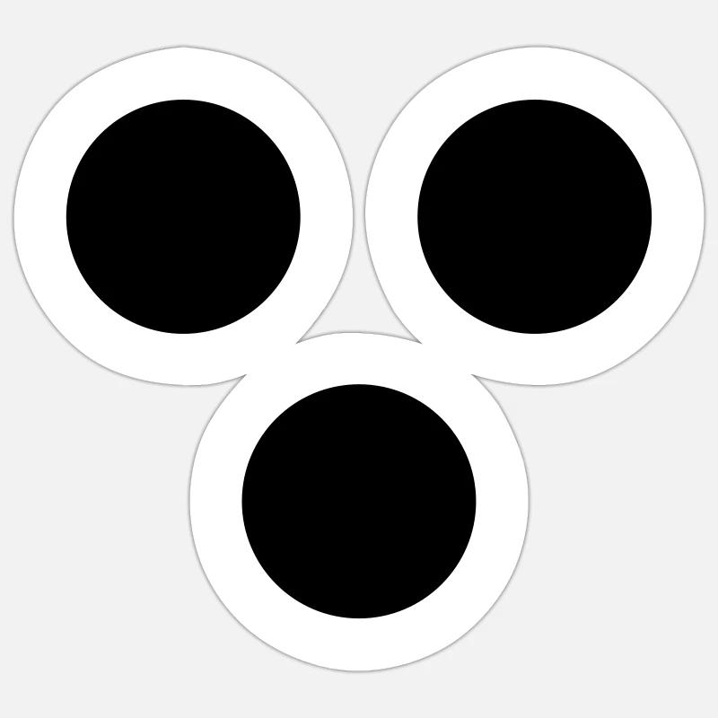 blind Sticker Größe S (10 x 10 cm)