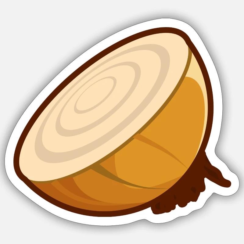 oignon Sticker taille S (10 x 10 cm)