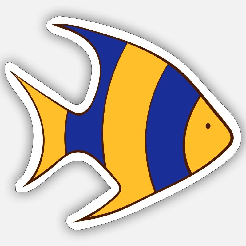 Fisch Sticker Größe S (10 x 10 cm)