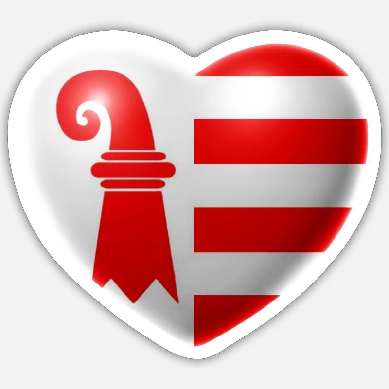 Heart (Jura) Sticker size S (10 x 10 cm)