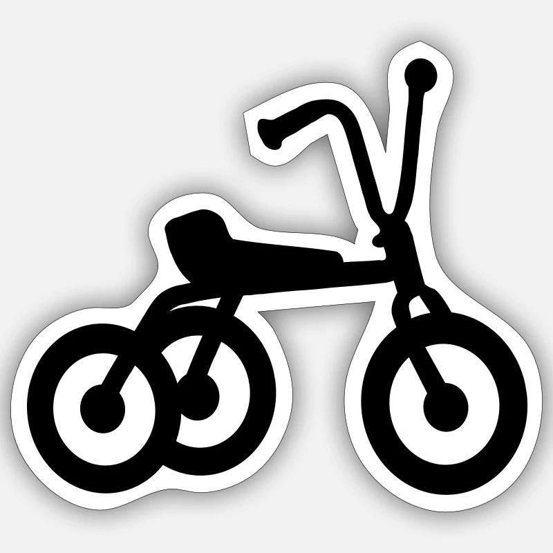 Tricycles Sticker size S (10 x 10 cm)