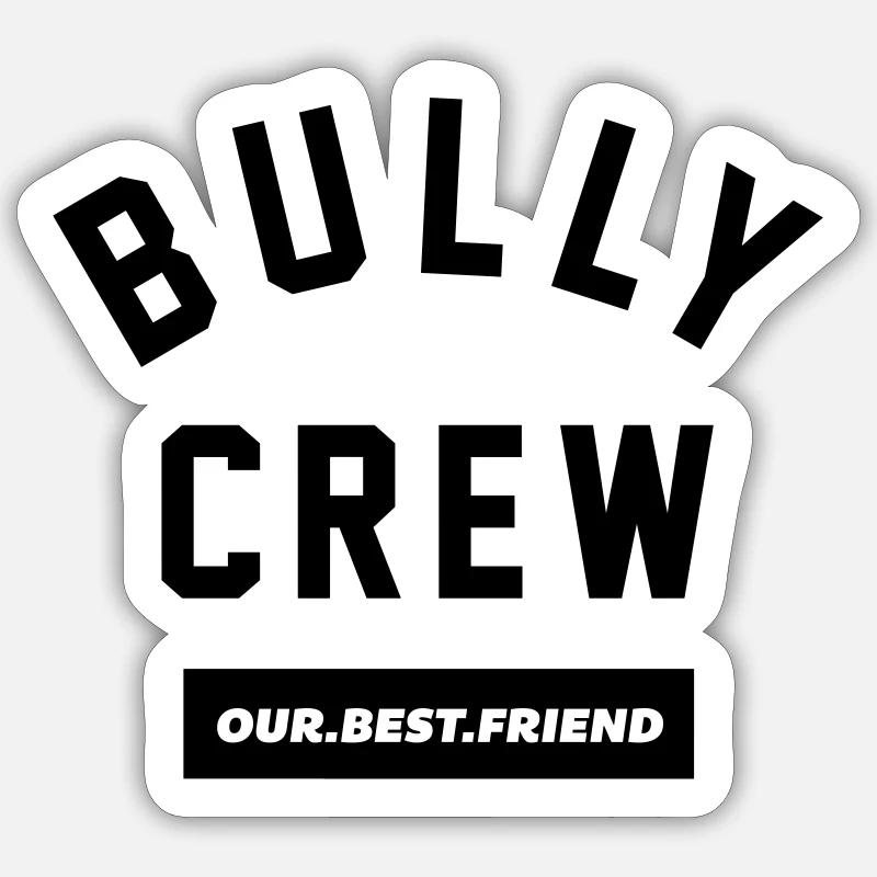 Bully Crew Letters Sticker Größe S (10 x 10 cm)