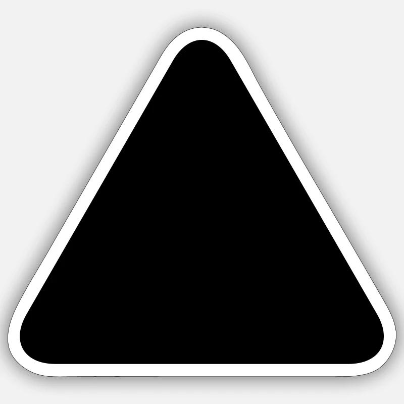 TRIANGLES TRIANGLE CLEAN Sticker size S (10 x 10 cm)