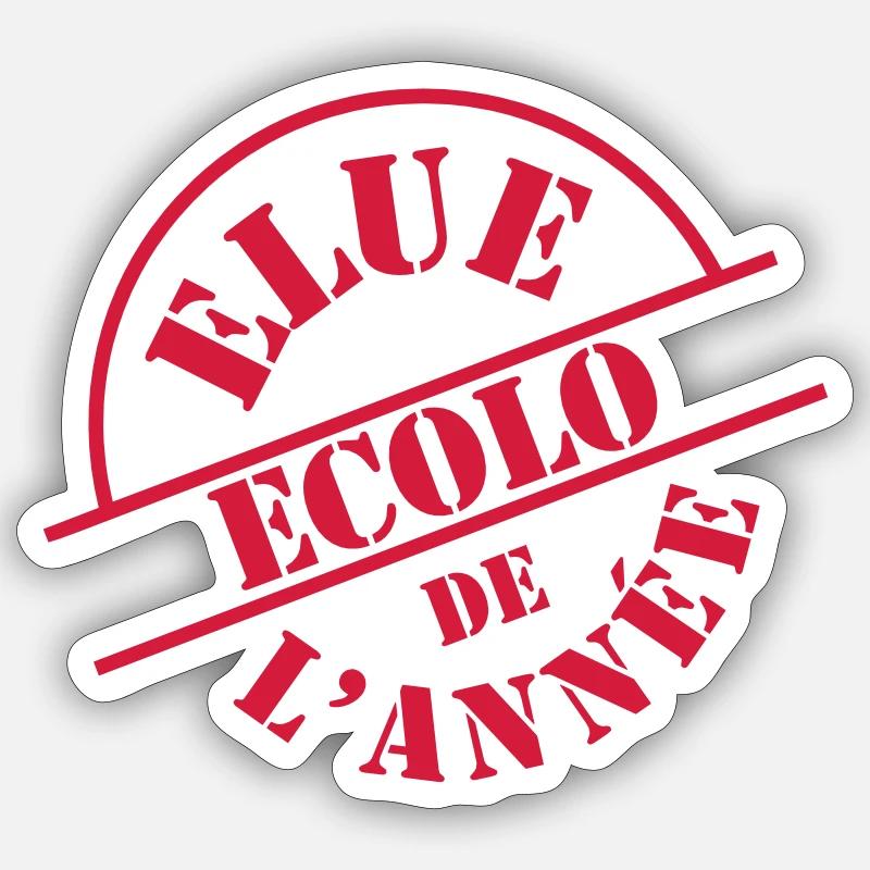 # Ecolo # Sticker taille S (10 x 10 cm)