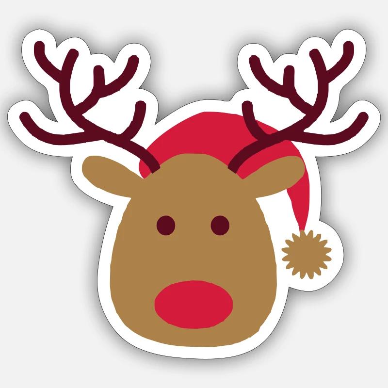 moose Sticker size S (10 x 10 cm)