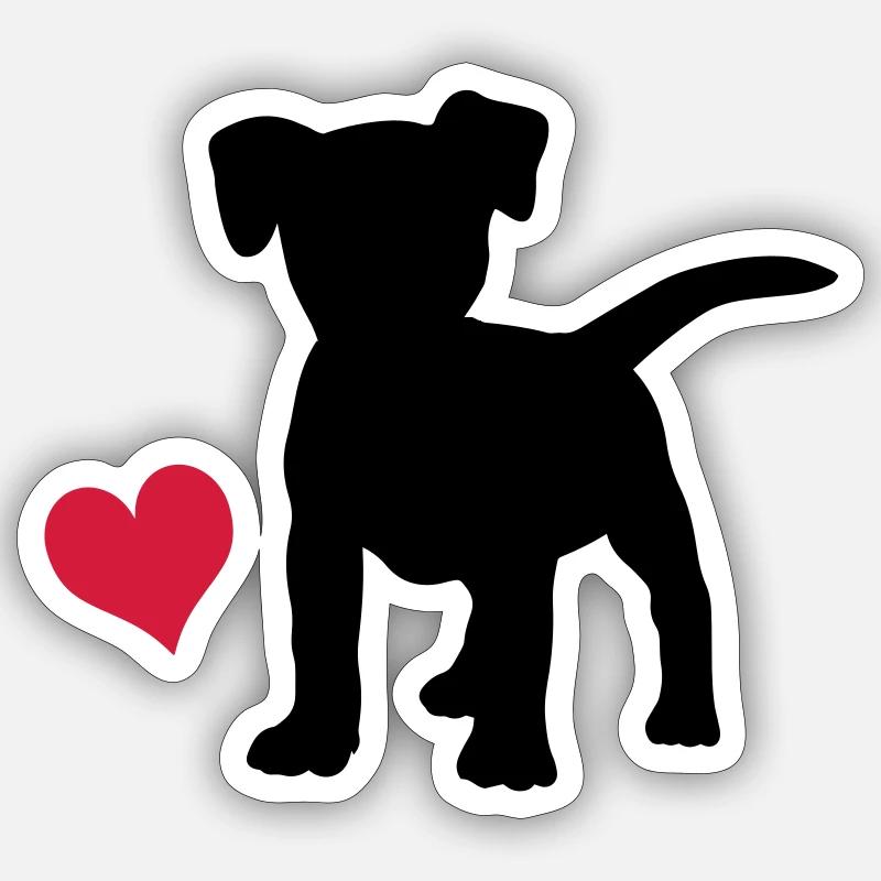 Jack Russell Terrier - Sticker size S (10 x 10 cm) - white matte