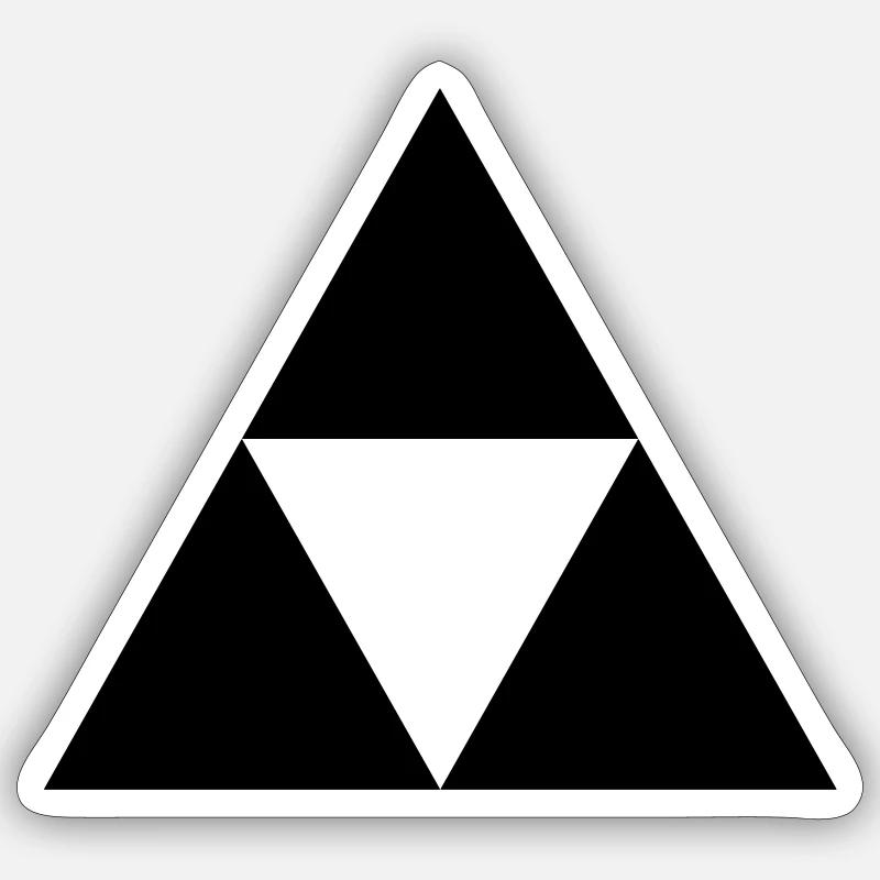 Sierpinski triangle Sticker size S (10 x 10 cm)