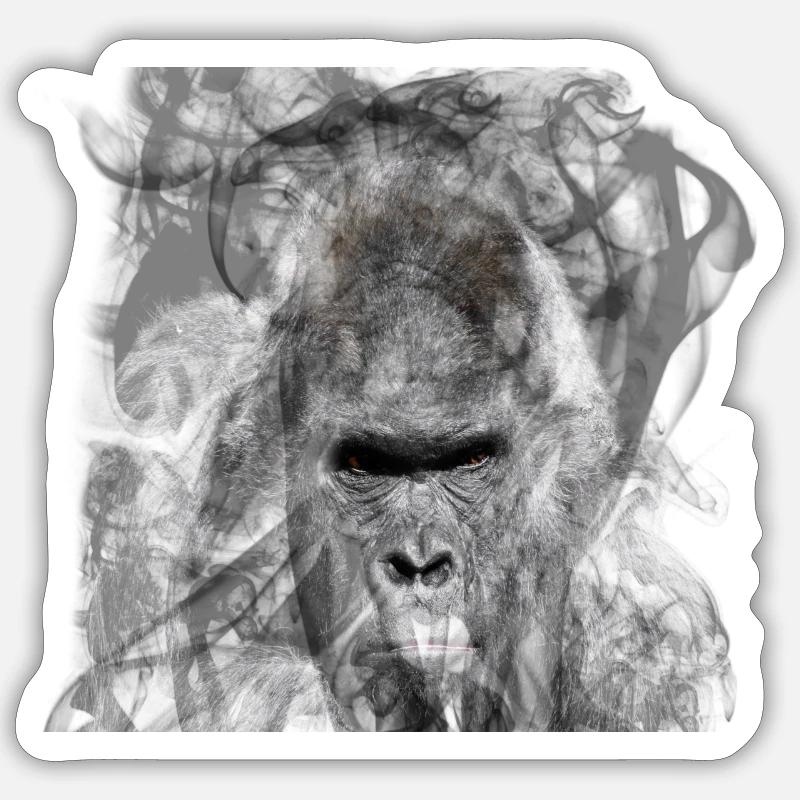 gorilla Sticker size S (10 x 10 cm)