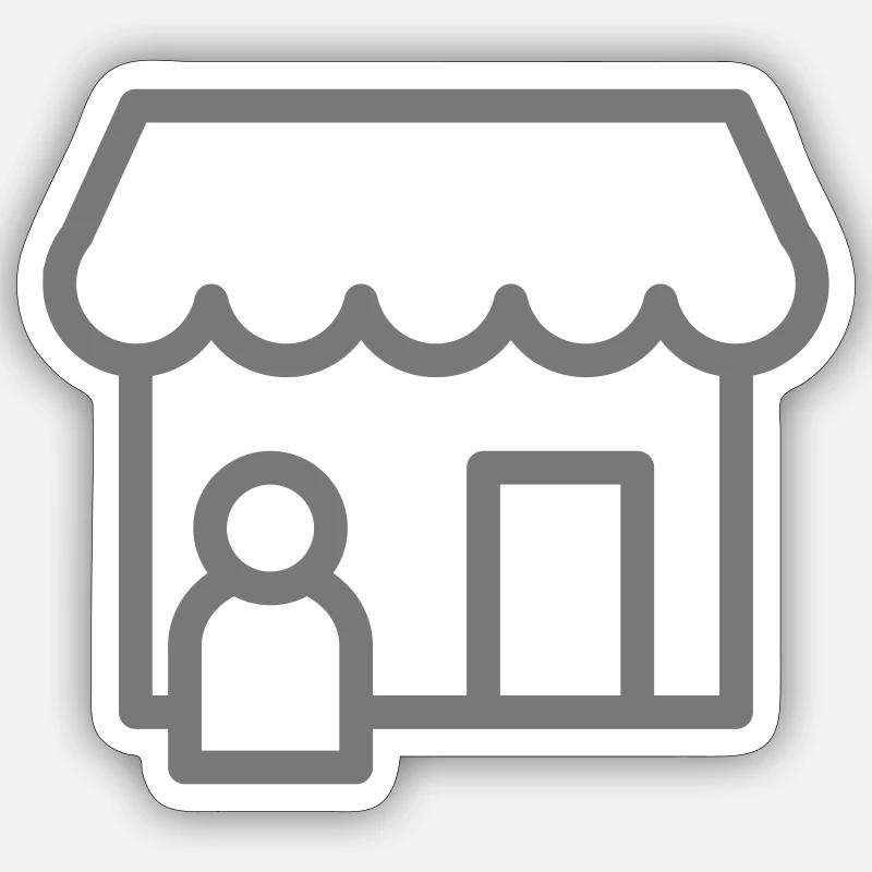 Sticker taille S (10 x 10 cm) - 
