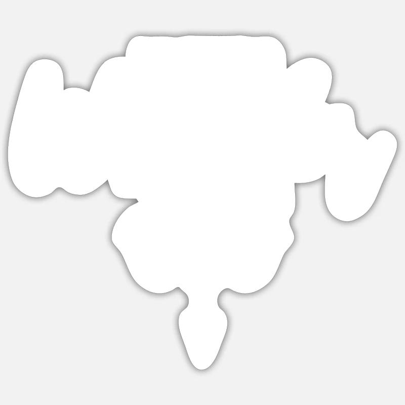 Grossesse Bébé Petite merveille - blanc - Sticker taille S (10 x 10 cm) - blanc mat