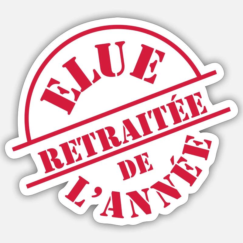 ## Retraitée ## - Sticker taille S (10 x 10 cm) - blanc mat