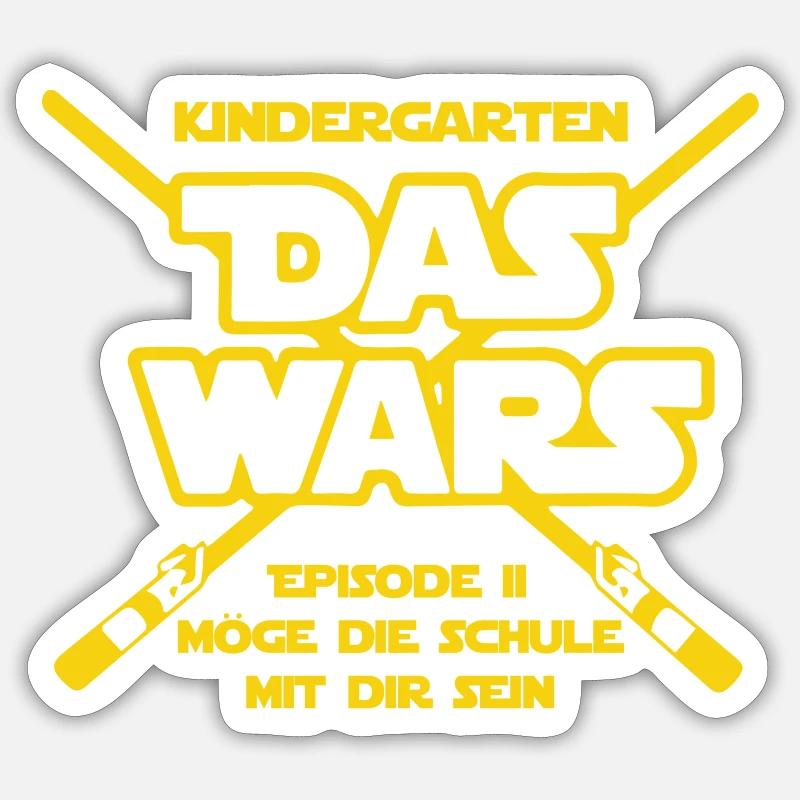 Schulbeginn, Schulanfang, Einschulung, ABC Schütze - Sticker Größe S (10 x 10 cm) - Mattweiß
