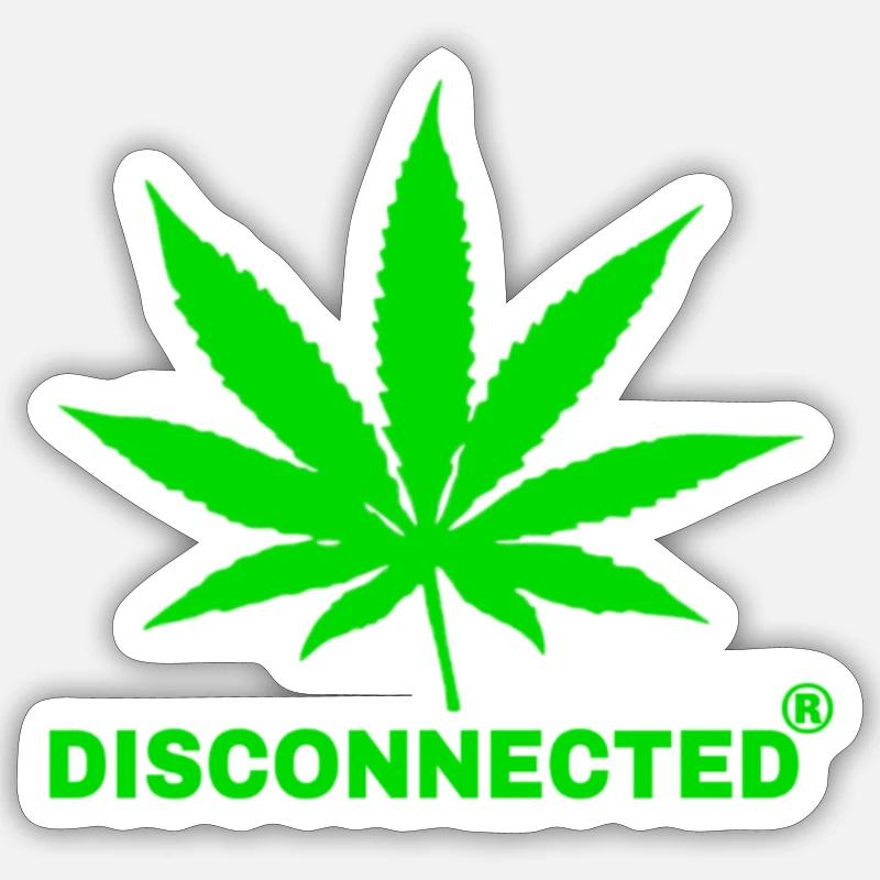 Disconnected Design - Sticker size S (10 x 10 cm) - white matte