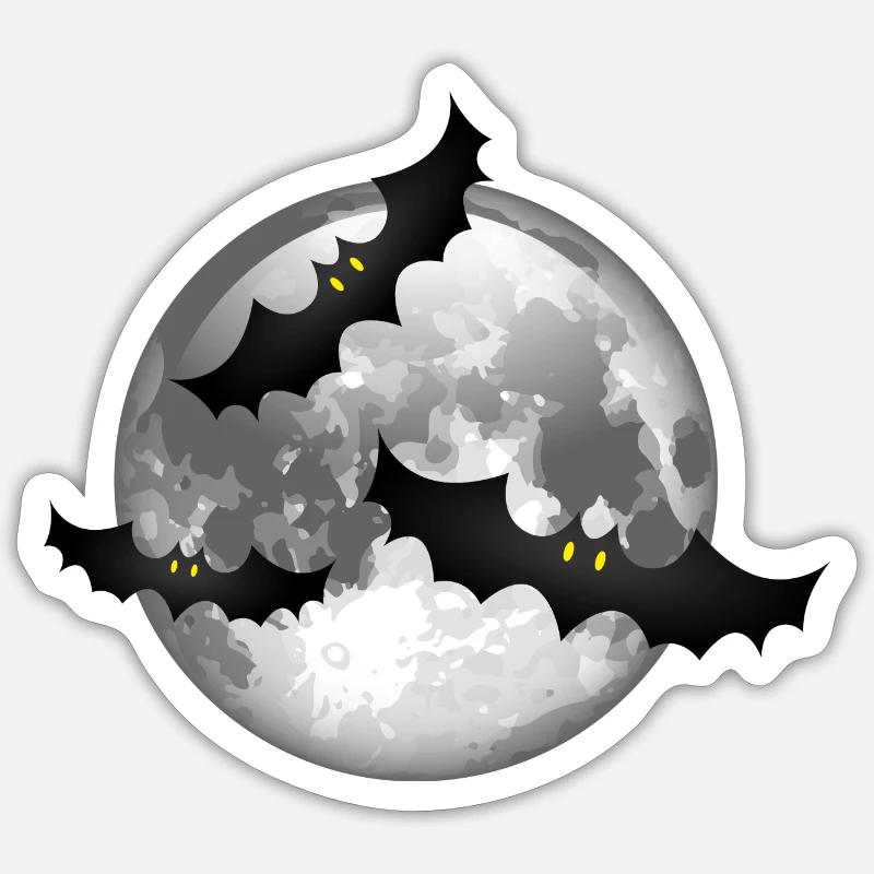 Smiley Bats Sticker