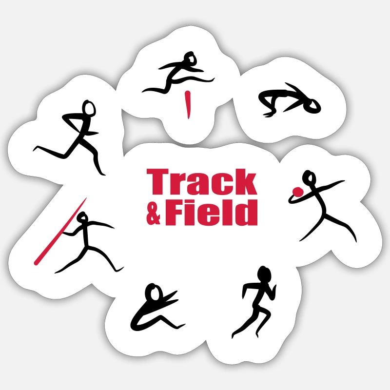 Track & Field, Heptathlon Sticker size S (10 x 10 cm)