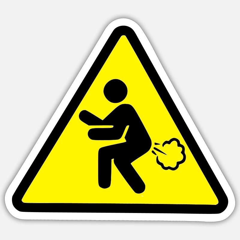 fart Sticker size S (10 x 10 cm)