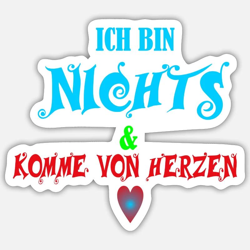 Donner rien - dire - idée cadeau Sticker taille S (10 x 10 cm)