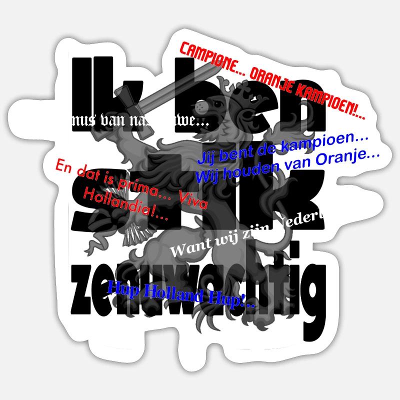 I'm suffocating nervously Sticker size S (10 x 10 cm)