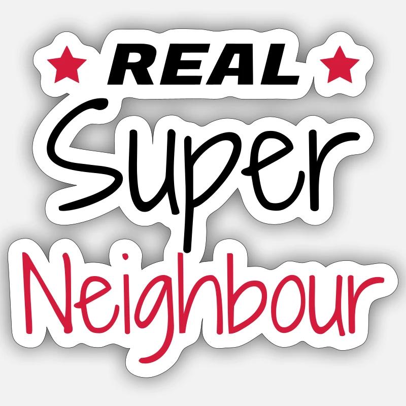 prossimo / quartiere / casa / città Adesivo