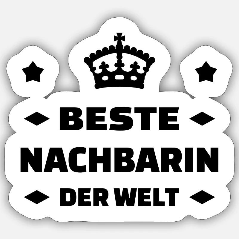 prossimo / quartiere / casa / città Adesivo