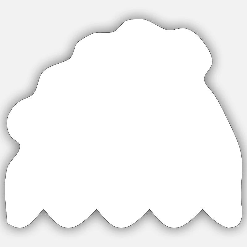 Achterbahn Sticker Größe S (10 x 10 cm)