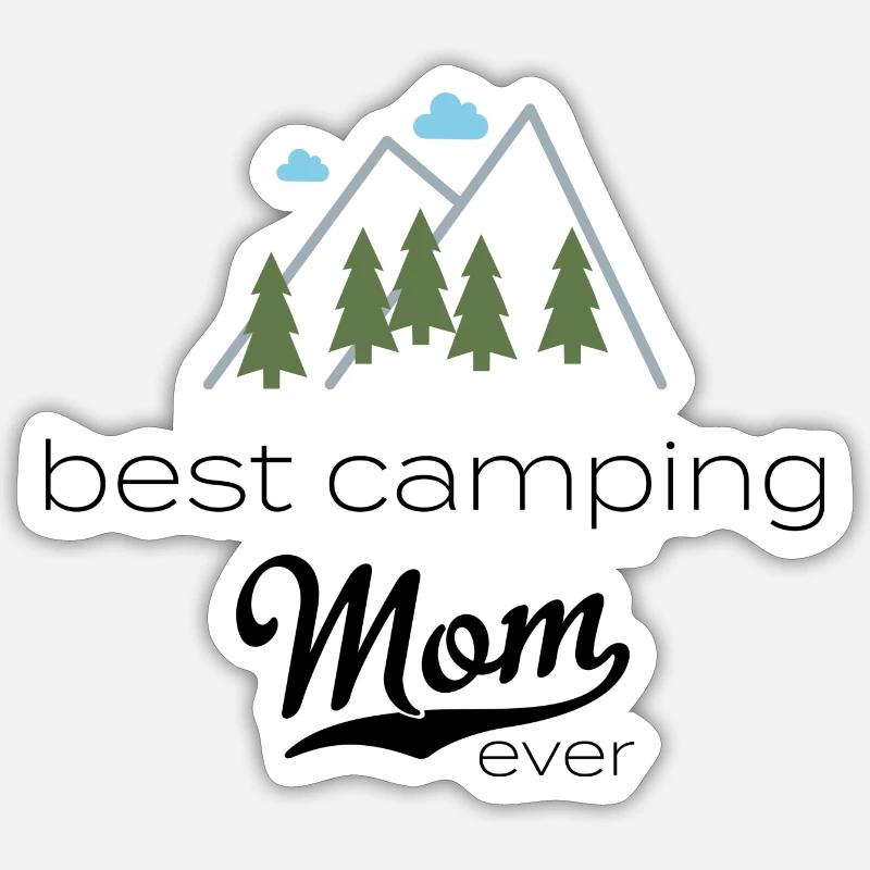 Camper - Sticker Größe S (10 x 10 cm) - Mattweiß